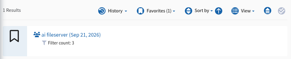 Модул „Bookmarks“ с една публично споделена отметка
